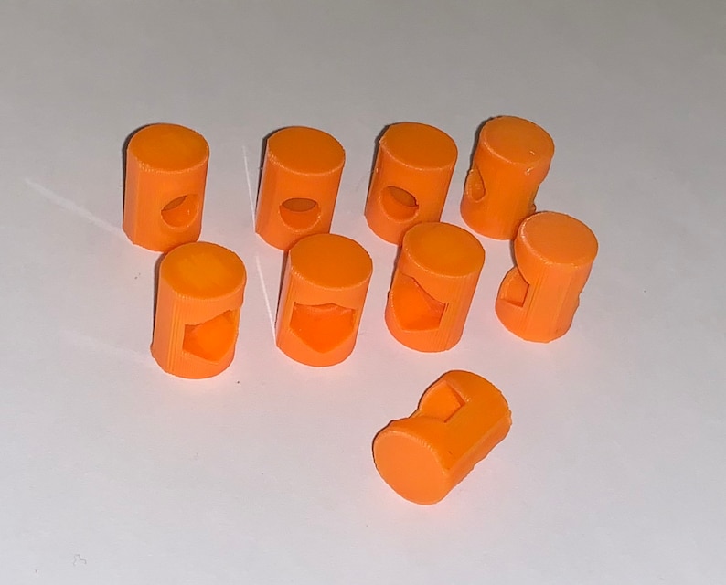 ORANGE Fluval FX4 FX5 FX6 Canister Filter 9x Lid Fastener Barrel Nut Cover Lock SAMEDAY UK and International postage image 1