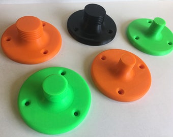 Portabrocas para torno de madera Imperial de 3/4" x 16, organizador de almacenamiento para montaje en pared