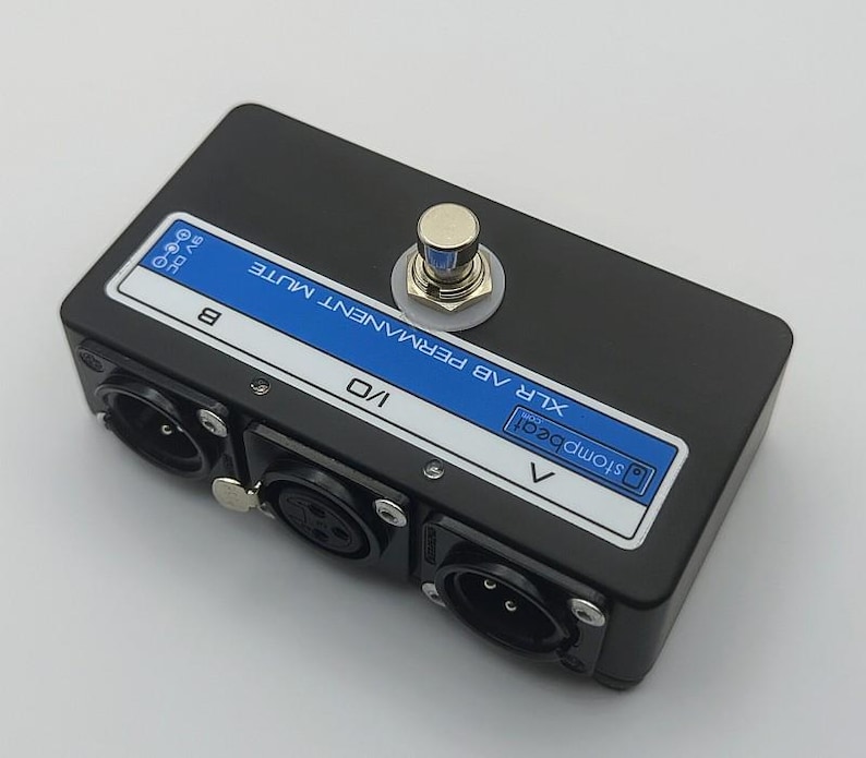 XLR AB Foot Switch Pedal 1F/2M With Leds - Popless - Etsy