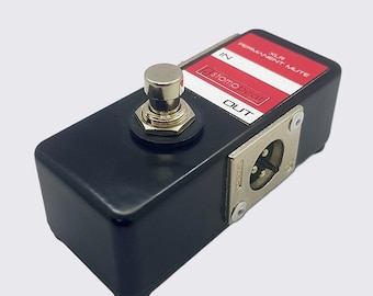 Compact XLR Permanent Mute Foot Switch - Popless