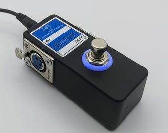 Compact XLR Permanent Mute Foot Switch with LED - Popless