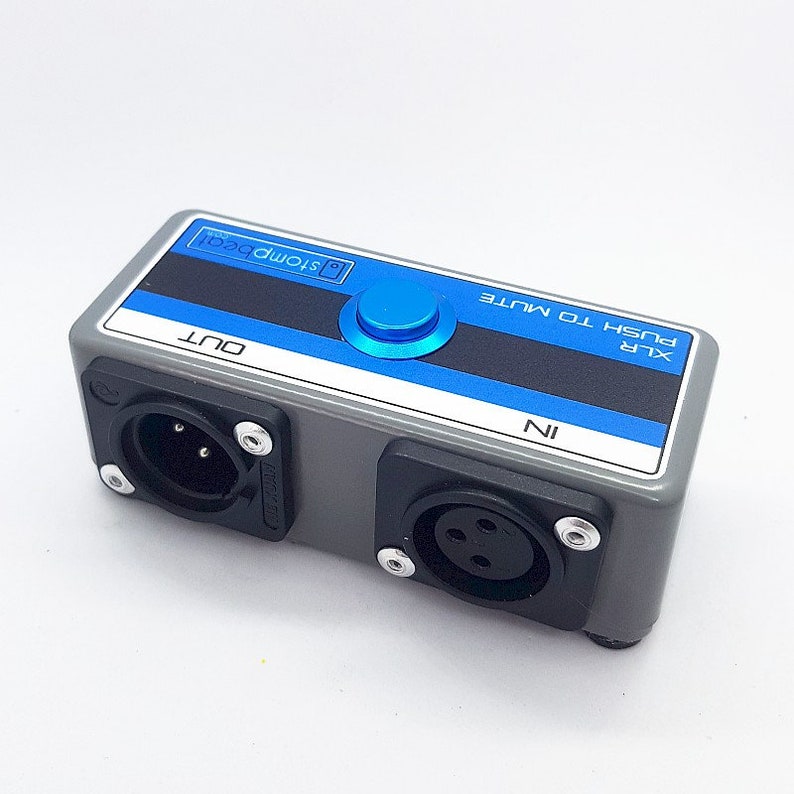 Compact XLR Pushtomute Desktop Switch Popless Etsy