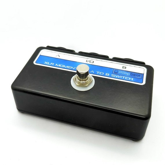 XLR AB Foot Switch Pedal Momentarily Switch A to B 1F/2M - Popless