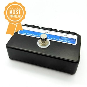 XLR AB フットスイッチペダル 瞬間スイッチ A から B 1F/2 M - ポップレス