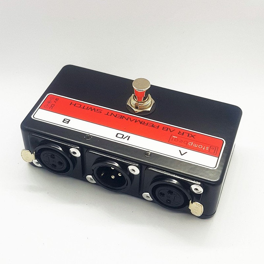 XLR AB Foot Switch Pedal 2F/1M With Leds Popless Etsy