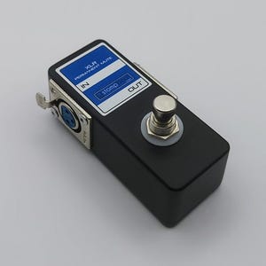 Compact XLR Permanent Mute Foot Switch - Popless