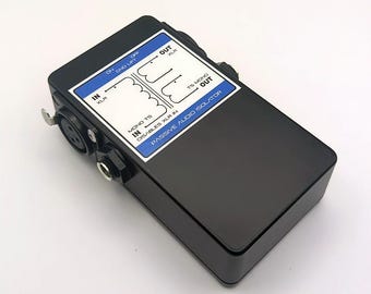 XLR & 1/4" TS Passive Audio Isolation Pedal - One Input to Two Outputs