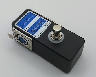 Compact XLR Momentary Push to Talk Foot Switch - Popless