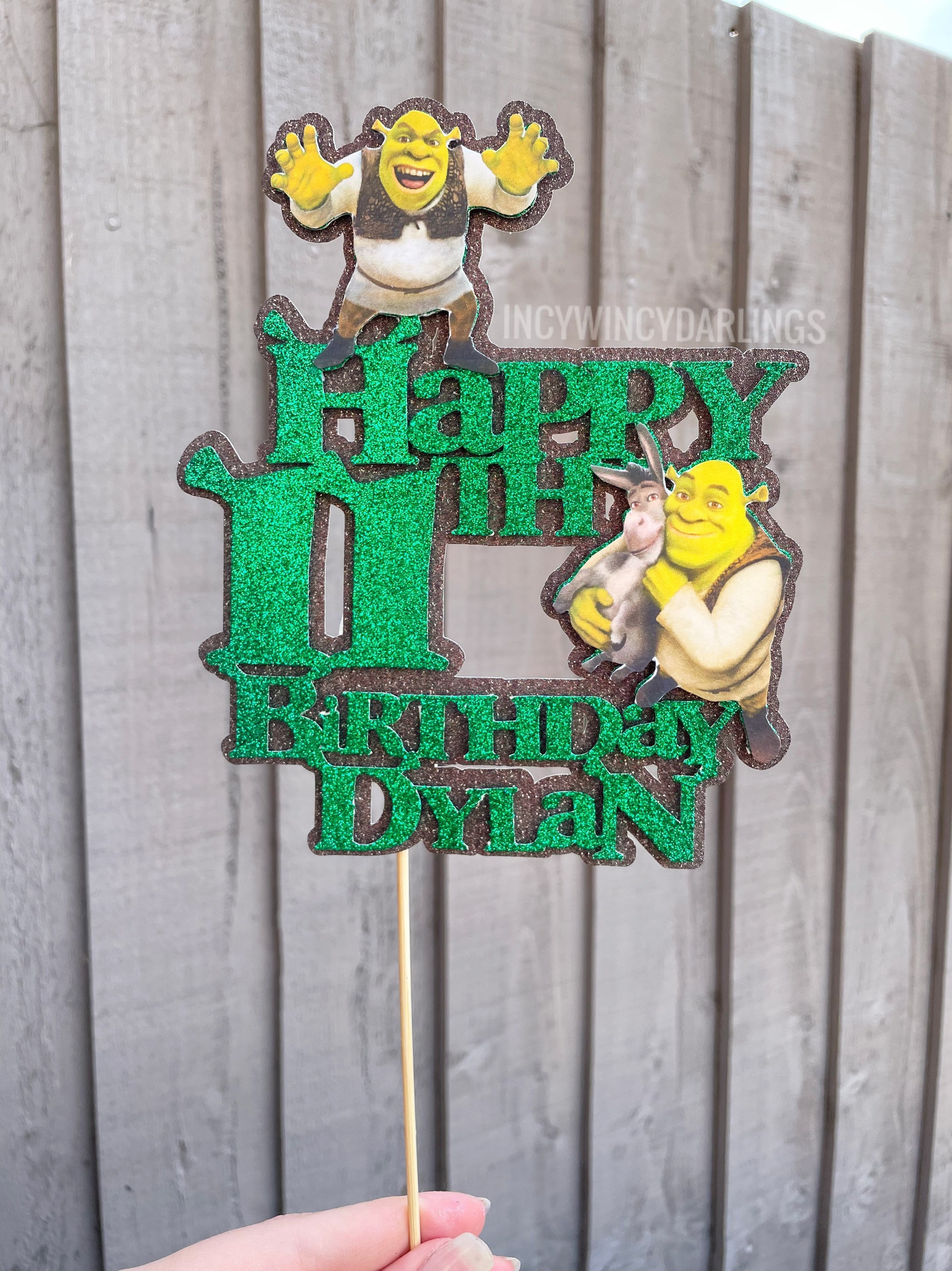Shrek Cake Topper Etsy UK