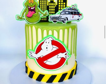 Ensemble de décorations pour gâteau Ghost Busters