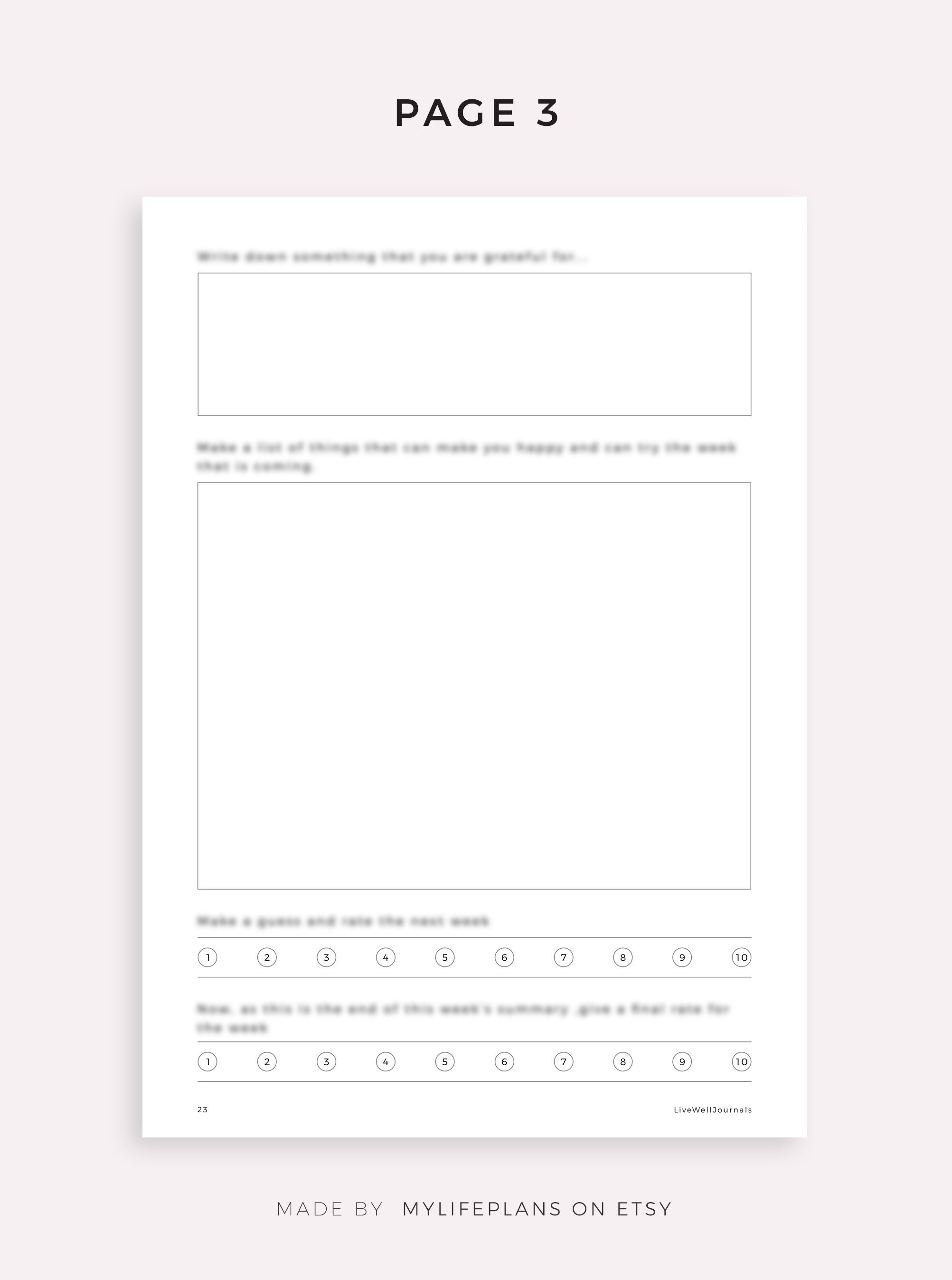Automatic Negative Thoughts Weekly Summary, CBT Worksheets Printable ...
