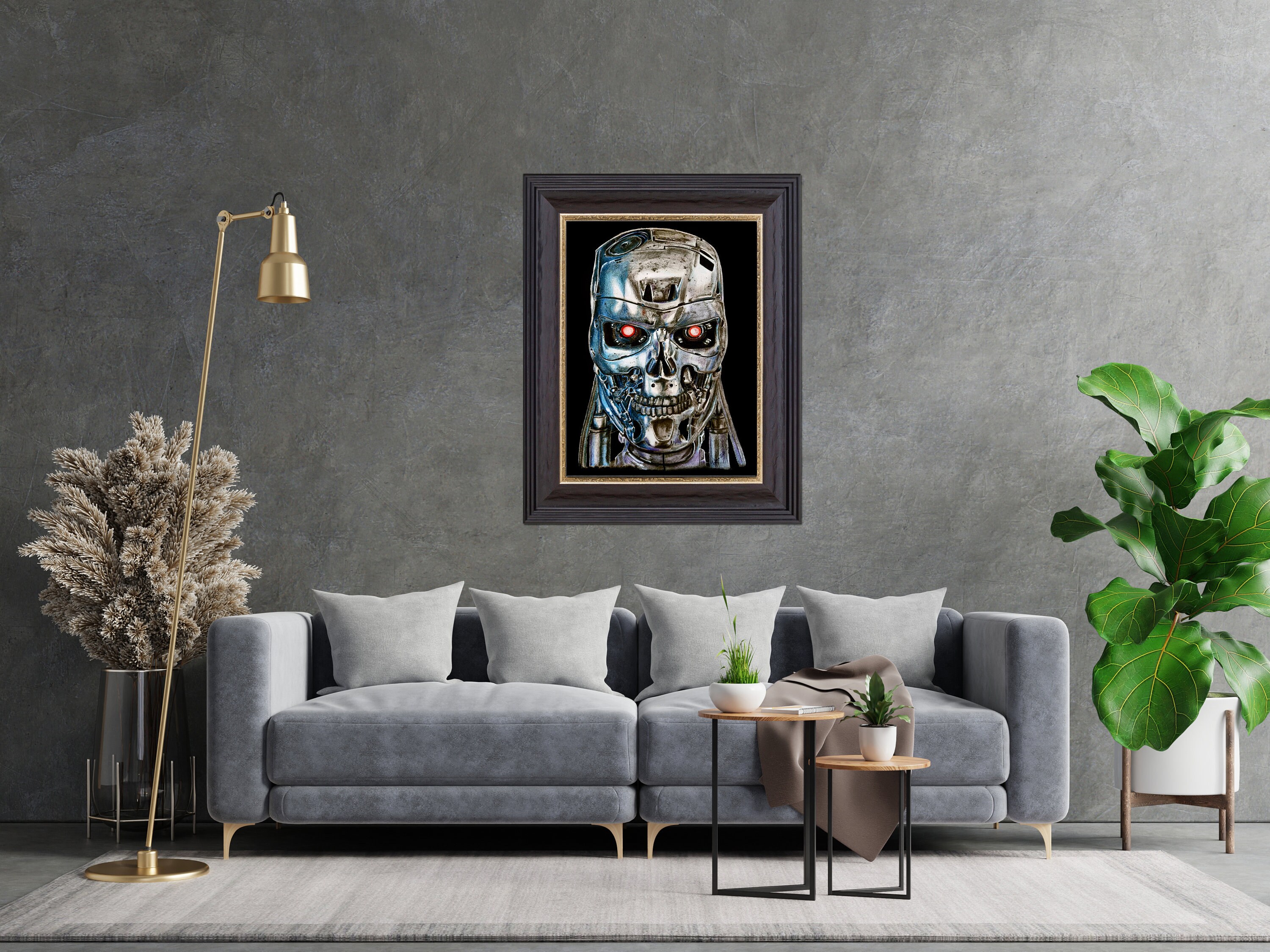 The Terminator (colour Pencil) - Etsy