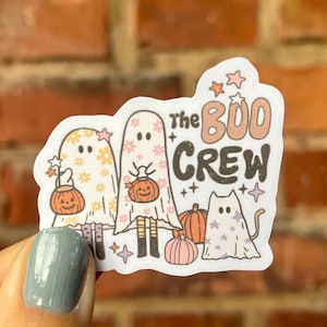 Sticker waterdichte lantaarn boo bemanning geesten geesten vermomming herfst halloween pompoen kat schattig waterfles plakboek bullet journal