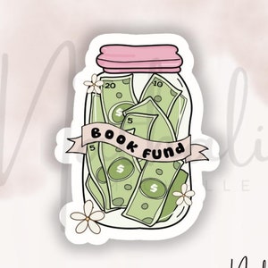 Autocollant autocollant imperméable à l’eau livre fonds livre amour bookish booktok pas de contrôle d’étagère tbr sauver pot bouteille d’eau ordinateur portable scrapbook bujo kindle