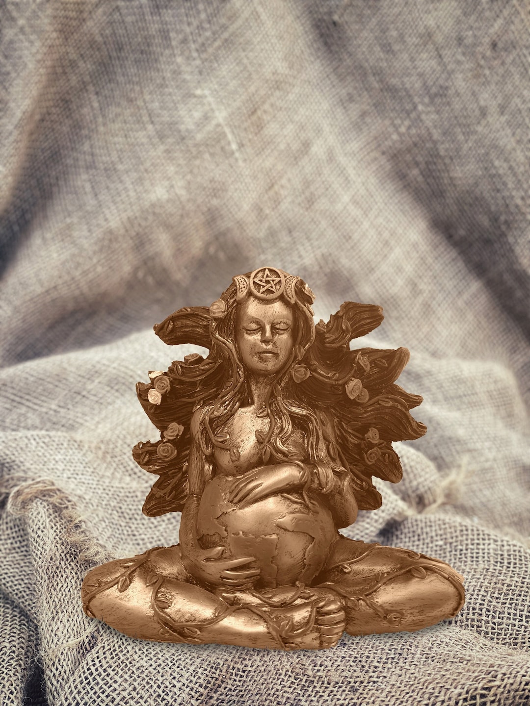Goddess Gaia Statue Goddess Mother Earth Goddess Statue Gaia - Etsy