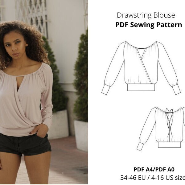 Linen Blouse Pattern Etsy