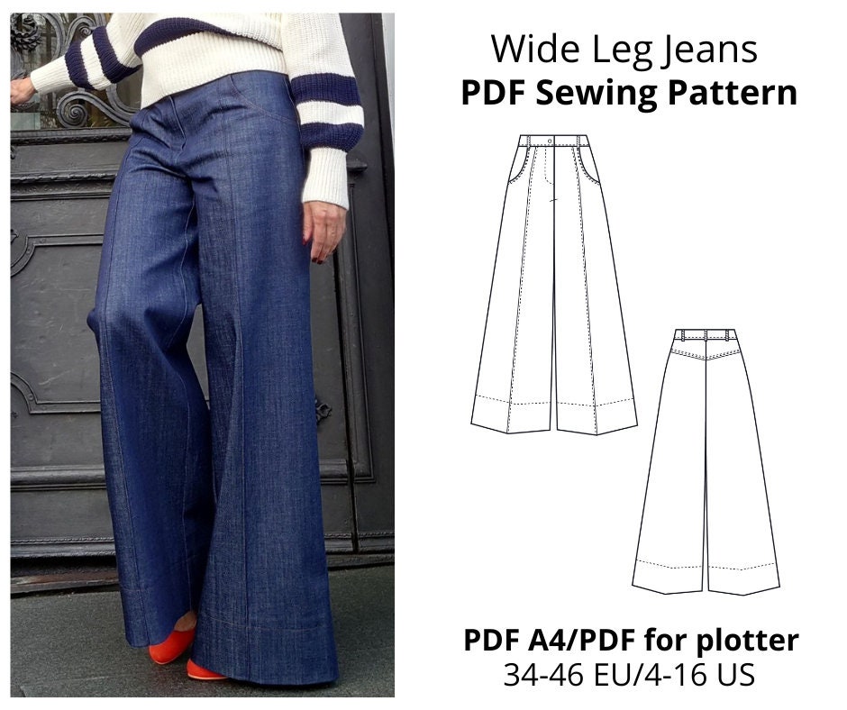 ★E.B.M★ Basic Wide Fit Pants EMO4WPT110 Pima Cotton Stretch Jersey Wide-Leg Pant | EILEEN FISHER