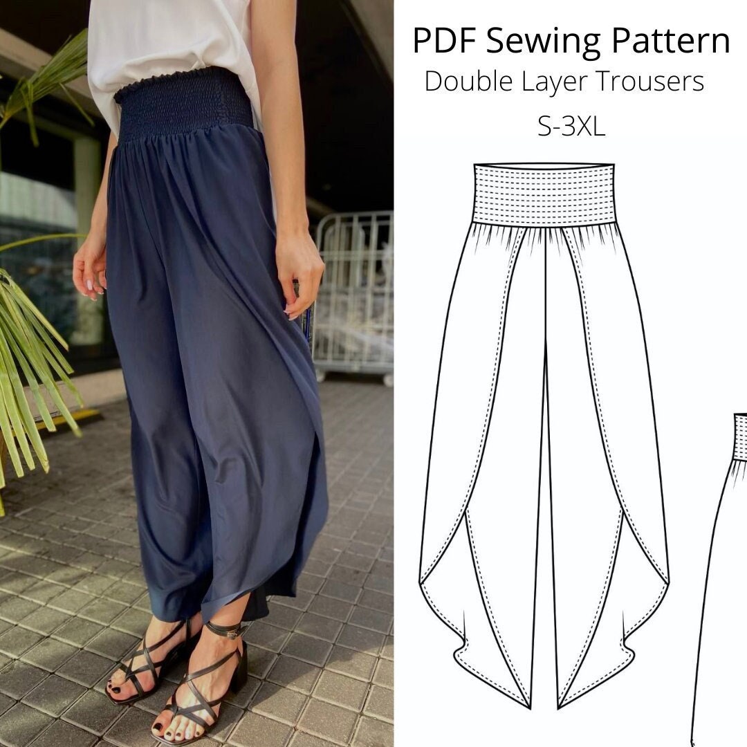 Layered Pants - Etsy