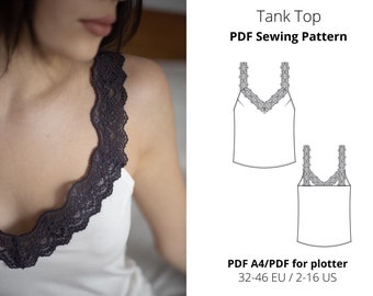 Tank Top Sewing pattern/Instant Download