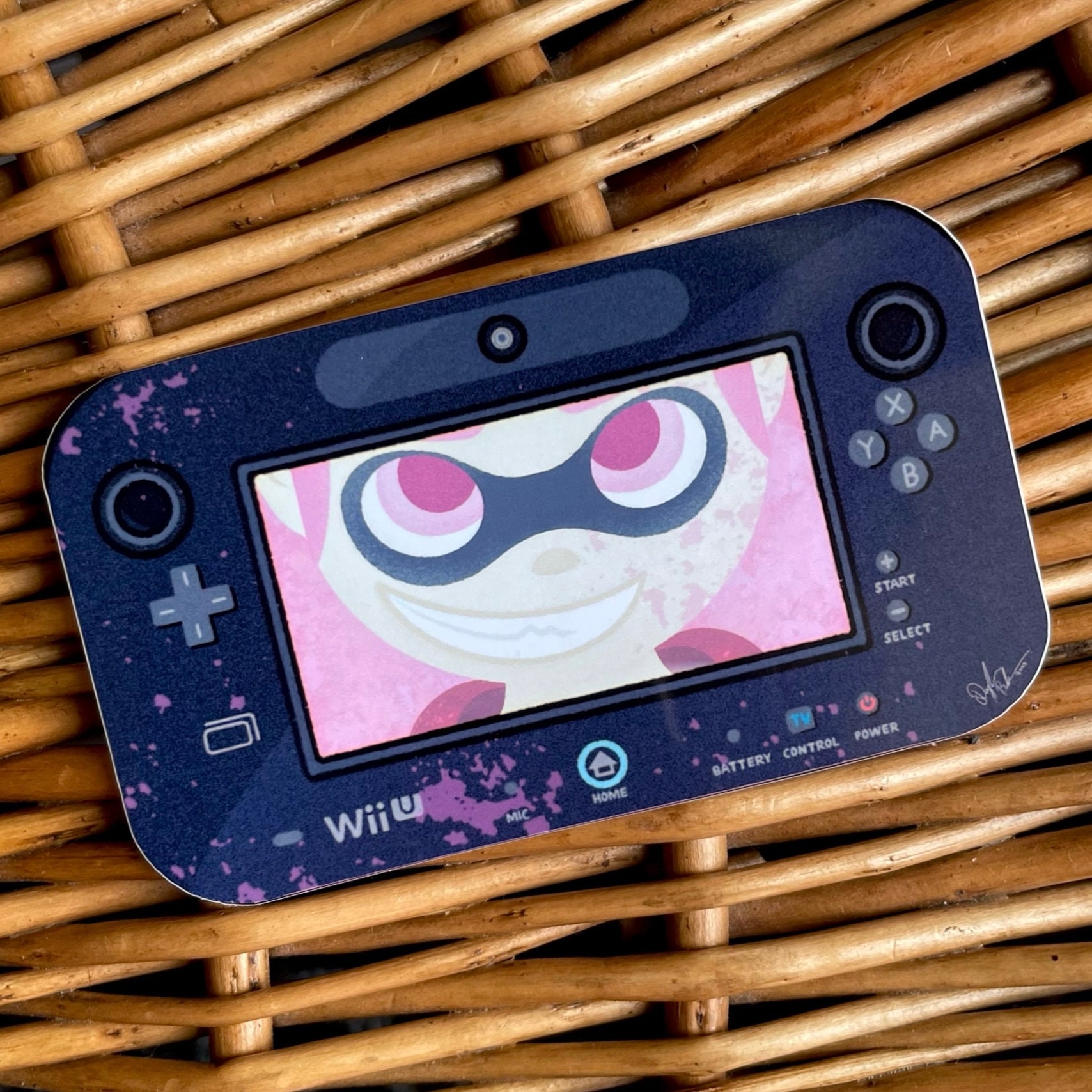 Silicon Cover Collection for Wii U GamePad (Splatoon Type B) (Re-run) for Wii  U