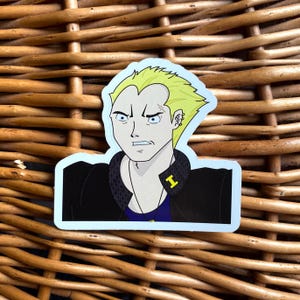 Sticker découpé (2,5 cm) - Persona 4 kanji dorés