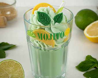 Bougie chantilly mojito