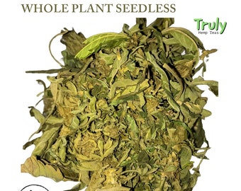 95% Seedless Premium Hemp Tea Whole Blooming & Organic