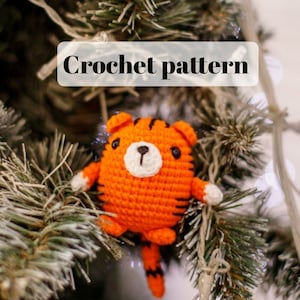 Crochet tiger pattern, tiger crochet, crochet tiger plush, amigurumi tiger pattern