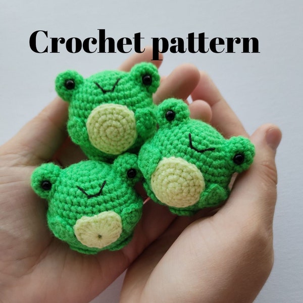 Crochet frog pattern, frog plush, crochet frog, amigurumi frog pattern