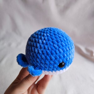 Crochet pattern whale, crochet whale, amigurumi patterns, whale plush, crochet animals plush pattern, sea animals pattern image 6