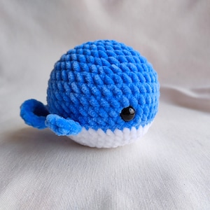 Crochet pattern whale, crochet whale, amigurumi patterns, whale plush, crochet animals plush pattern, sea animals pattern image 2