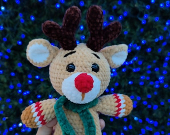 Modèles de peluche cerf au crochet, Modèles de Noël et Cerf amigurumi