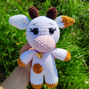 Crochet cow plush pattern pdf, chunky cow pattern