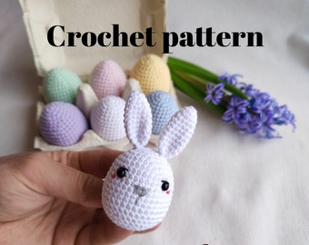 Crochet Bunny pattern PDF, amigurumi Bunny pattern, crochet Bunny, Easter Bunny, Bunny pattern, crochet Easter gifts