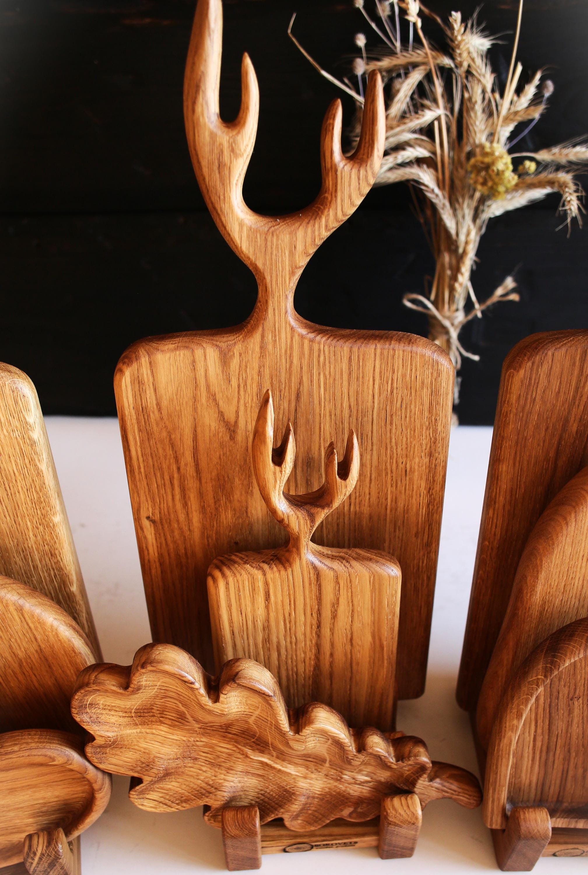 Piatto da portata in legno con manico | Logo Personalizzato | Da 5,77