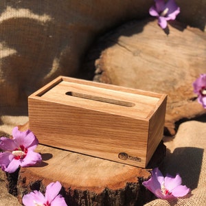Hölzernes Klapp-Gewebebox, Holz-Serviettenbox-Halter, Holz-Serviettenbehälter, Gewebebox-Versteck, kundenspezifischer Serviettenhalter für die Küchenorganisation