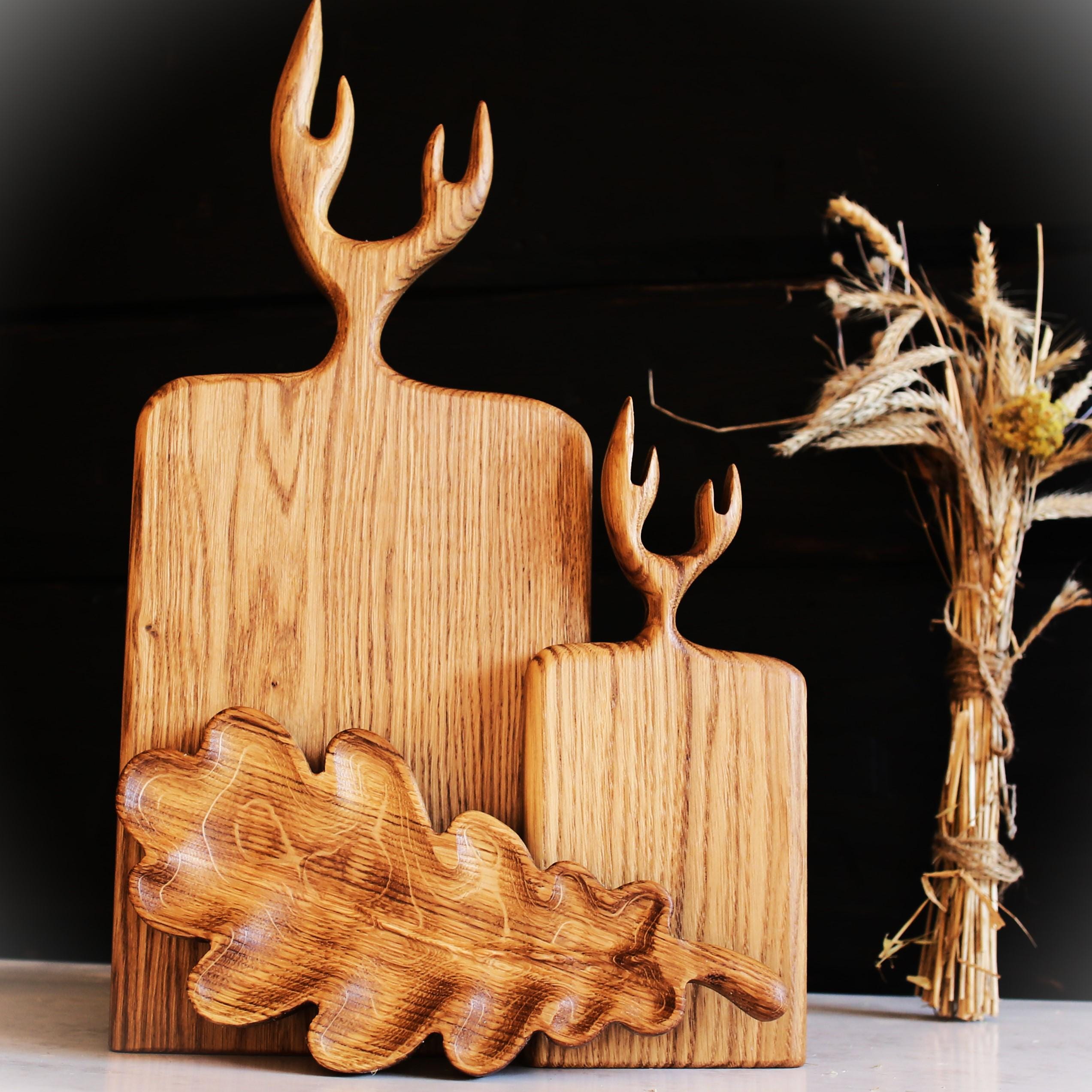 SNW Piatto Da Portata In Legno Rustico 42,9 Cm Con Manico Metallico – Tagliere O Centrotavola Per Nozze - 4