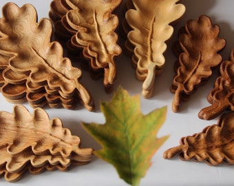 Assiette à goûter en bois en forme de feuille avec sections, Plateau de noix en bois personnalisé, Assiettes décoratives de style rustique, Cadeau de pendaison de crémaillère