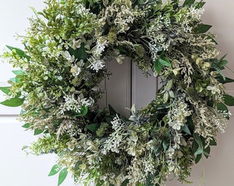 Spring Wreath, Wreath Floral  for Front Door,Double Door  Boho Rustic Wreath, Türkranz, Doorwreath, Easter Wreath Farmhouse Mothers Day Gift