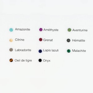 Piercing cartilage pierre naturelle 4 mm - boucle d'oreille authentique argent 925 - Gemstone Cartilage boucle d’oreille - Push Pin Stud