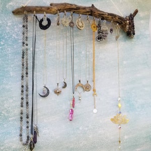 Driftwood Jewelry Displays / Made to Order / Natural Jewelry Organizers / Boho Necklace Hanger & Jewelry Storage / Decor