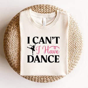 No puedo bailar. SVG PNG / Danza Svg / Ballet / Archivo de corte digital para Cricut y Silueta