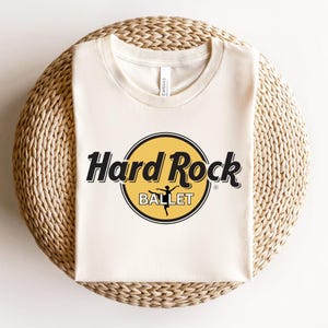 Hard Rock Ballet PNG JPEG PDF / Hard rock café / Hard rock Ballet / Archivo digital / Camiseta de ballet / Diseños de ballet / Estampados de ballet