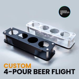 Der ultimative einzigartige Aluminium-Bierflug für Ihre Brauerei, handgefertigt in den USA