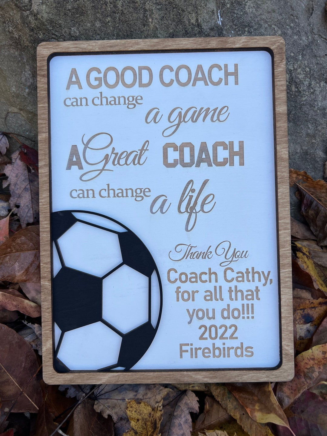 Soccer Plaque Coach Award Coach Plaque Sport Awards Soccer Gifts Gifts