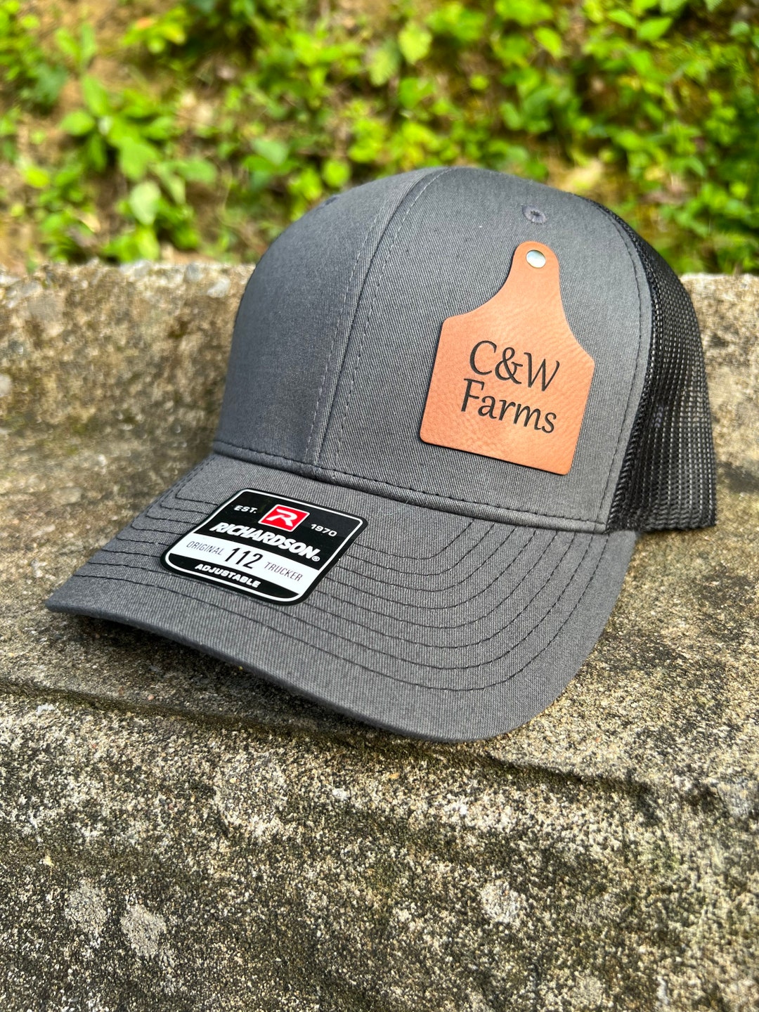 Custom Farm Hats || Cow Tag || Customizable Patch || Farm Patch Hats ...