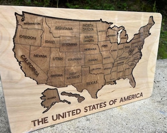 United States Puzzle | USA Game || Wooden Puzzle || America Gift  || Puzzles
