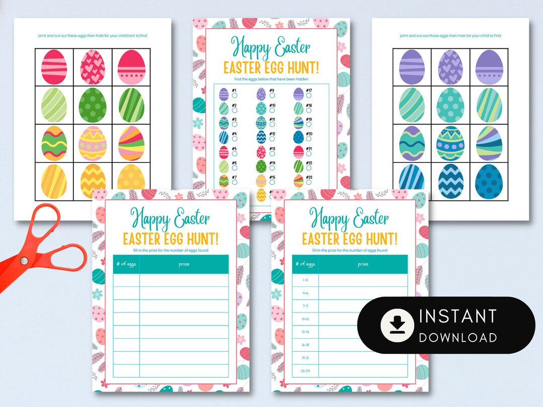 Easter Printable Activity Sheets for Kids: Easter Preschool Activity Easter Printable Activity Sheets for Kids: Easter Preschool Activity