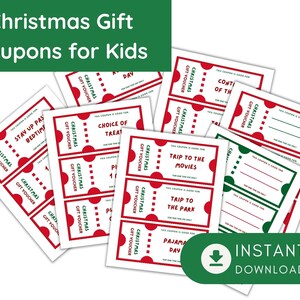Printable Christmas Coupons for Kids - Printable Download Coupons With ...