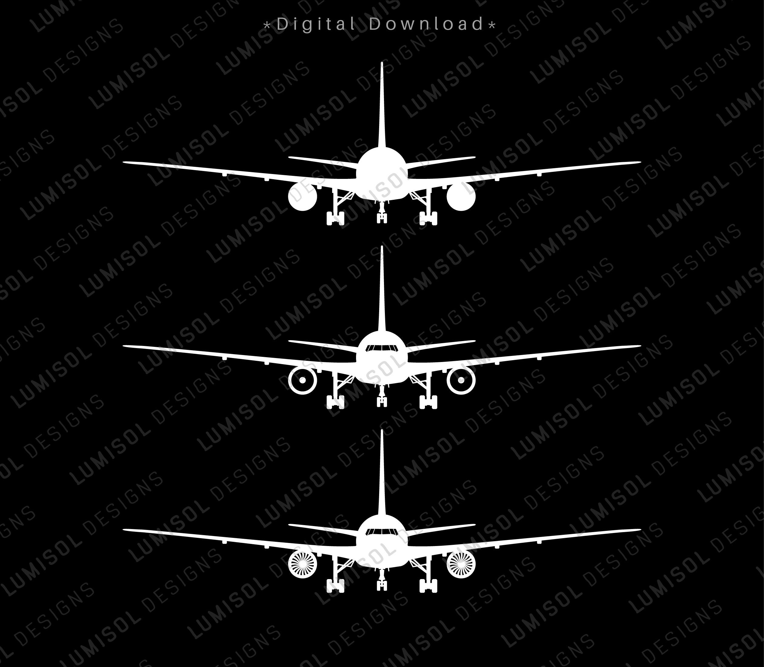 Boeing 767 SVG Vector Files | Passenger Airliner Png Transparent ...